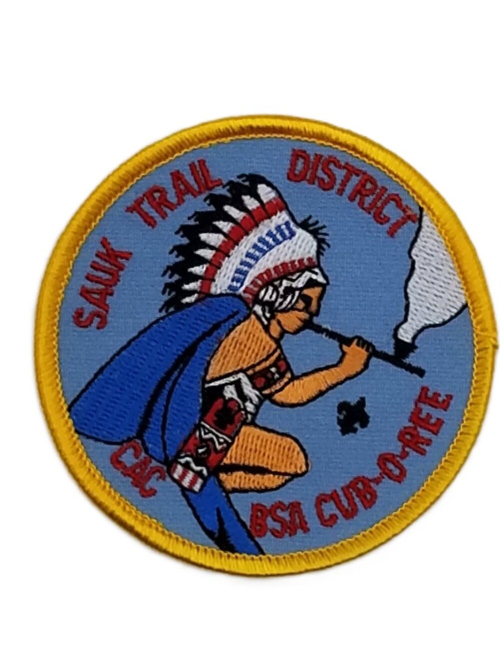 Vintage BSA Chicago Area Council Sauk Trail District Cub-O-Ree Patch NOS